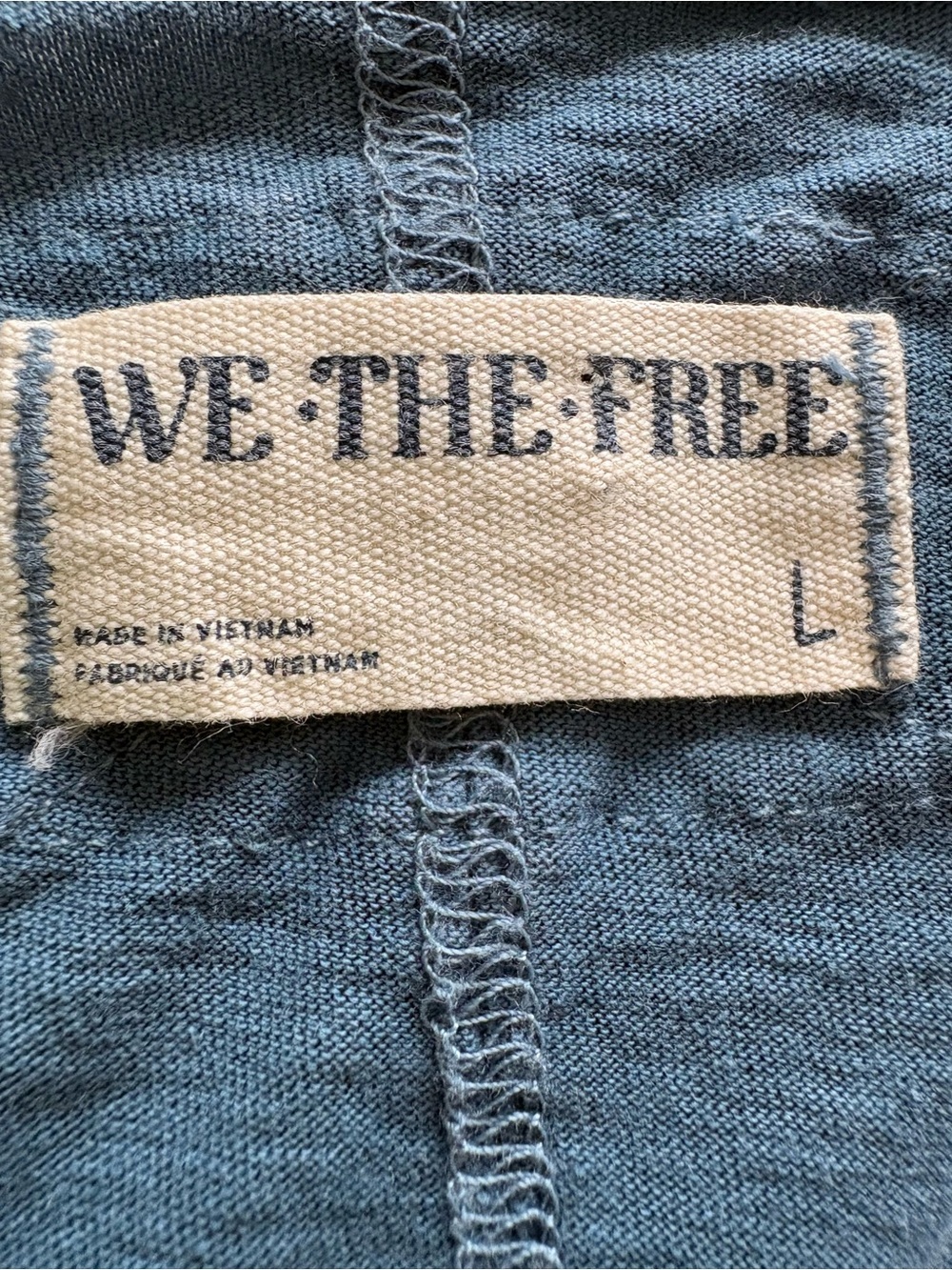Free People We The Free Ivy Long Sleeve Sz Large - Picture 5 of 6